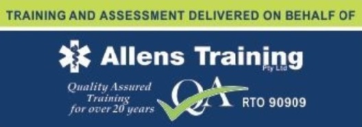 Allens Training is the Registered Training Organisation. Training provided under license 90909.